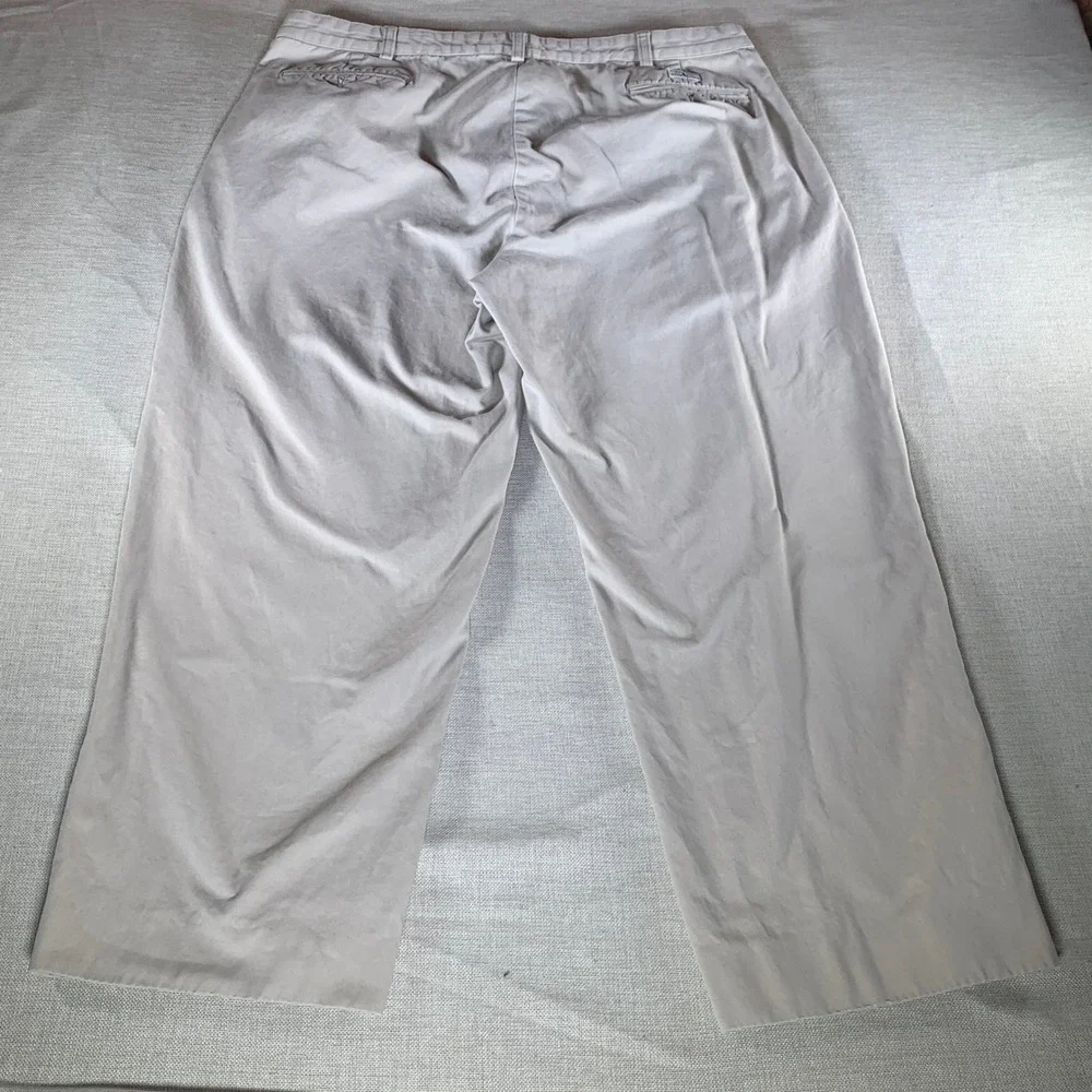 Polo Ralph Lauren Andrew Pant Mens 38x27 Pleated Chino Khaki Tan Cotton Trousers